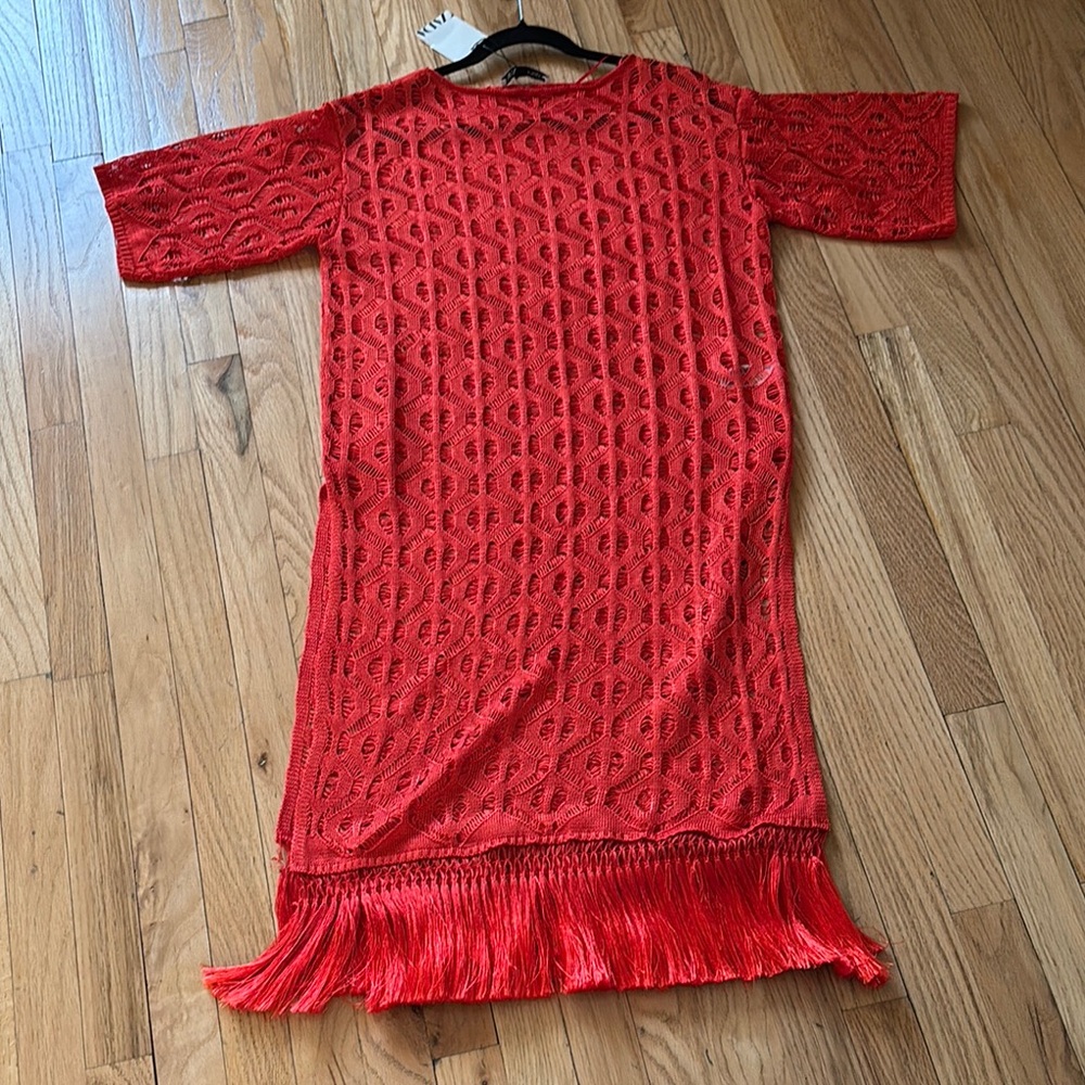 Zara knit fringe dress - Picture 3 of 11